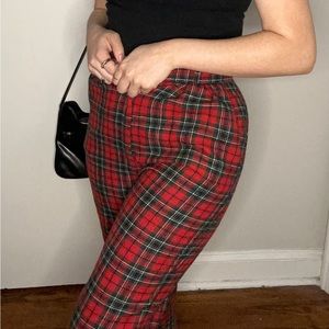 Vintage plaid USA Union made trousers!